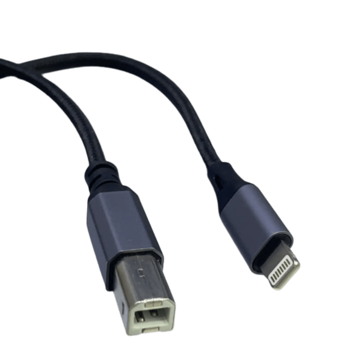 USB-B 2.0 vers Lightning pour claviers, pianos, contrôleurs MIDI, cartes son