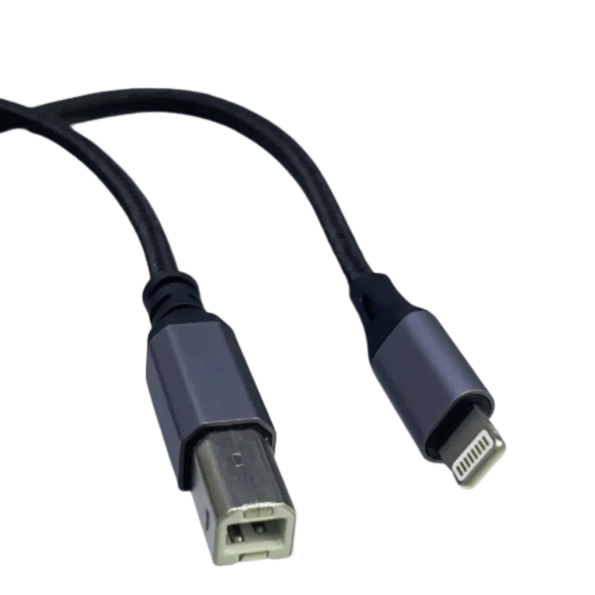 USB-B 2.0 vers Lightning pour claviers, pianos, contrôleurs MIDI, cartes son