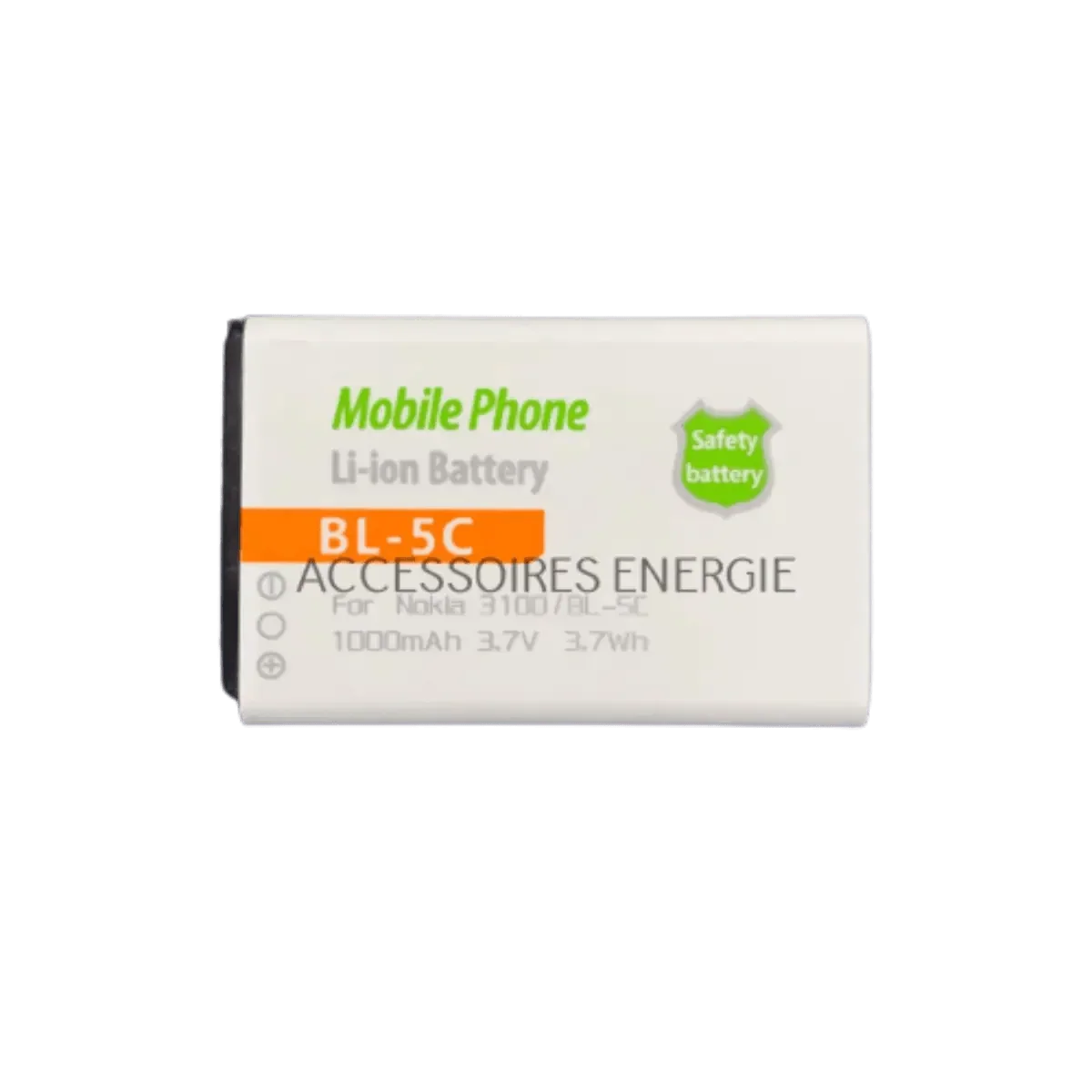Batterie BL-5C pour téléphone portable Nokia, Aiptek