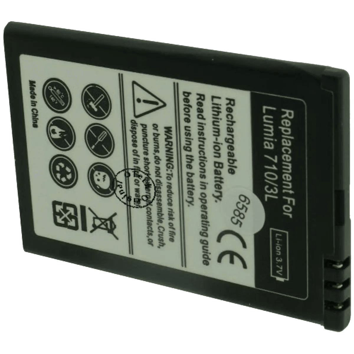 Batterie BP-3L pour téléphone portable Nokia Asha 303, Lumia 610, 710