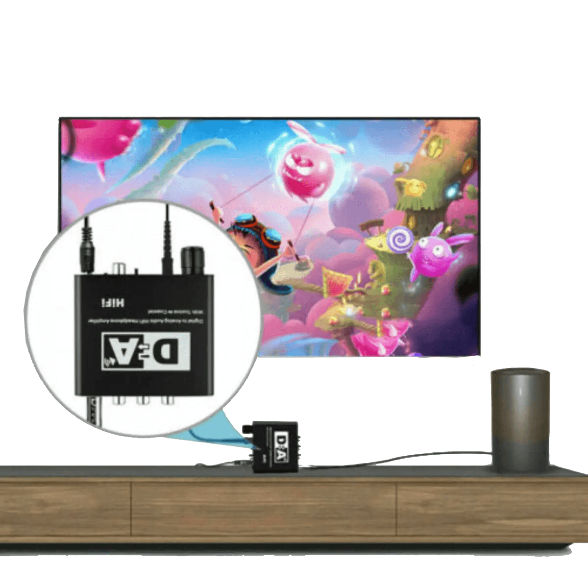 Convertisseur Audio numérique vers analogique R/L