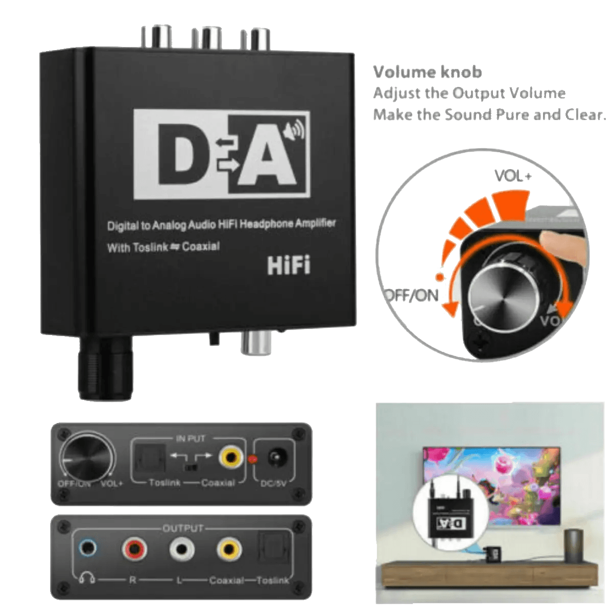 Convertisseur Audio numérique vers analogique R/L