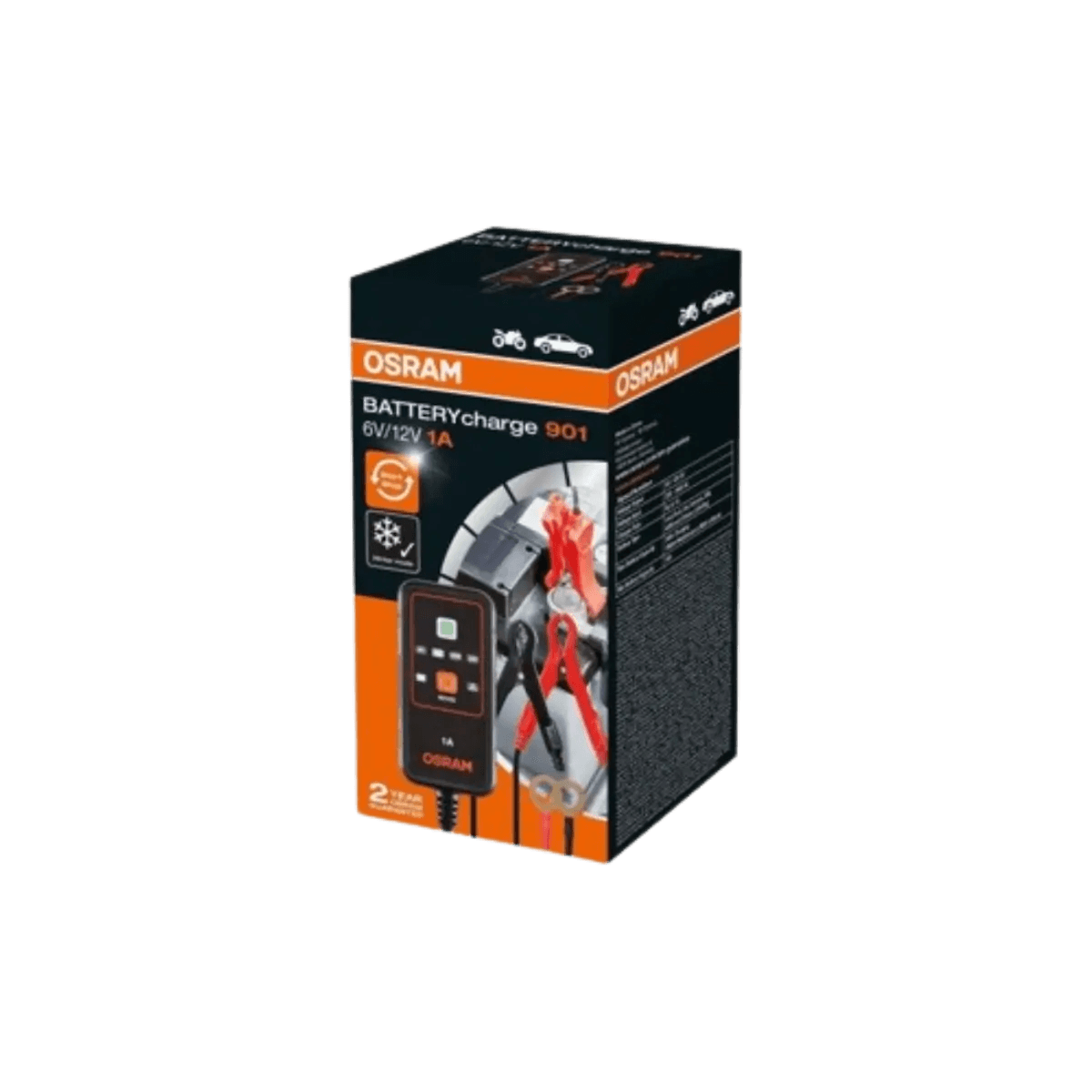 Osram - Chargeur de Batterie AGM 6V/12V 1A
