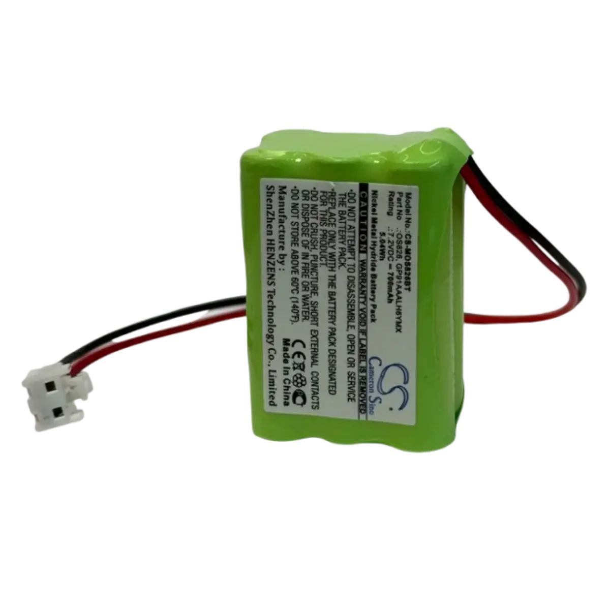 vhbw Batterie remplacement pour Esylux 10030956 pour éclairage d'issue de secours (700mAh, 7,2V