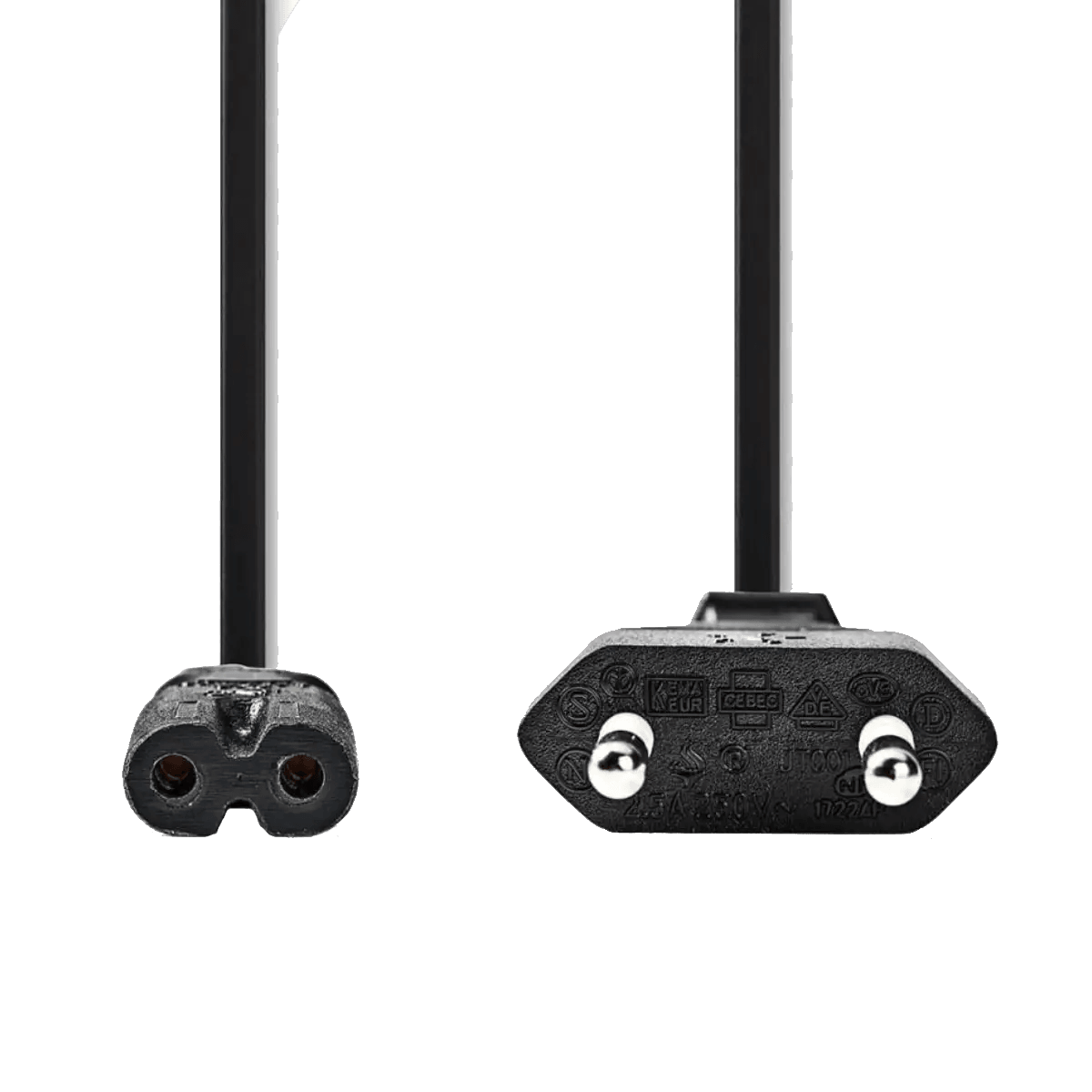 Câble Male D'alimentation Secteur en 8 Type C7 1 Mètre