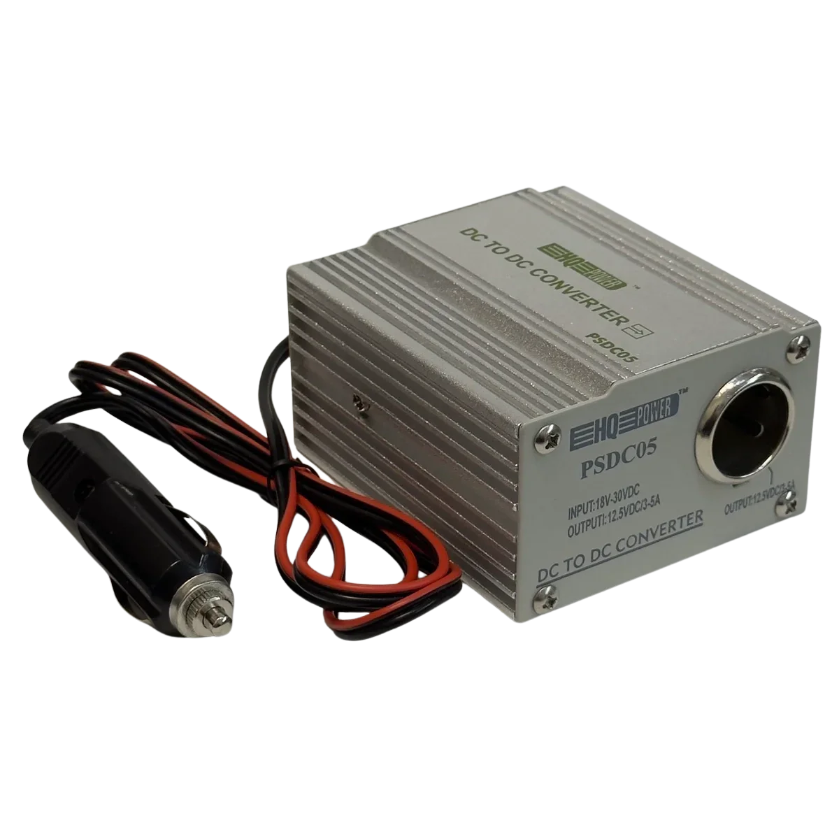 Convertisseur de tension 24V vers 12V DC – 5A pour véhicules poids lourds, camions et camping-cars