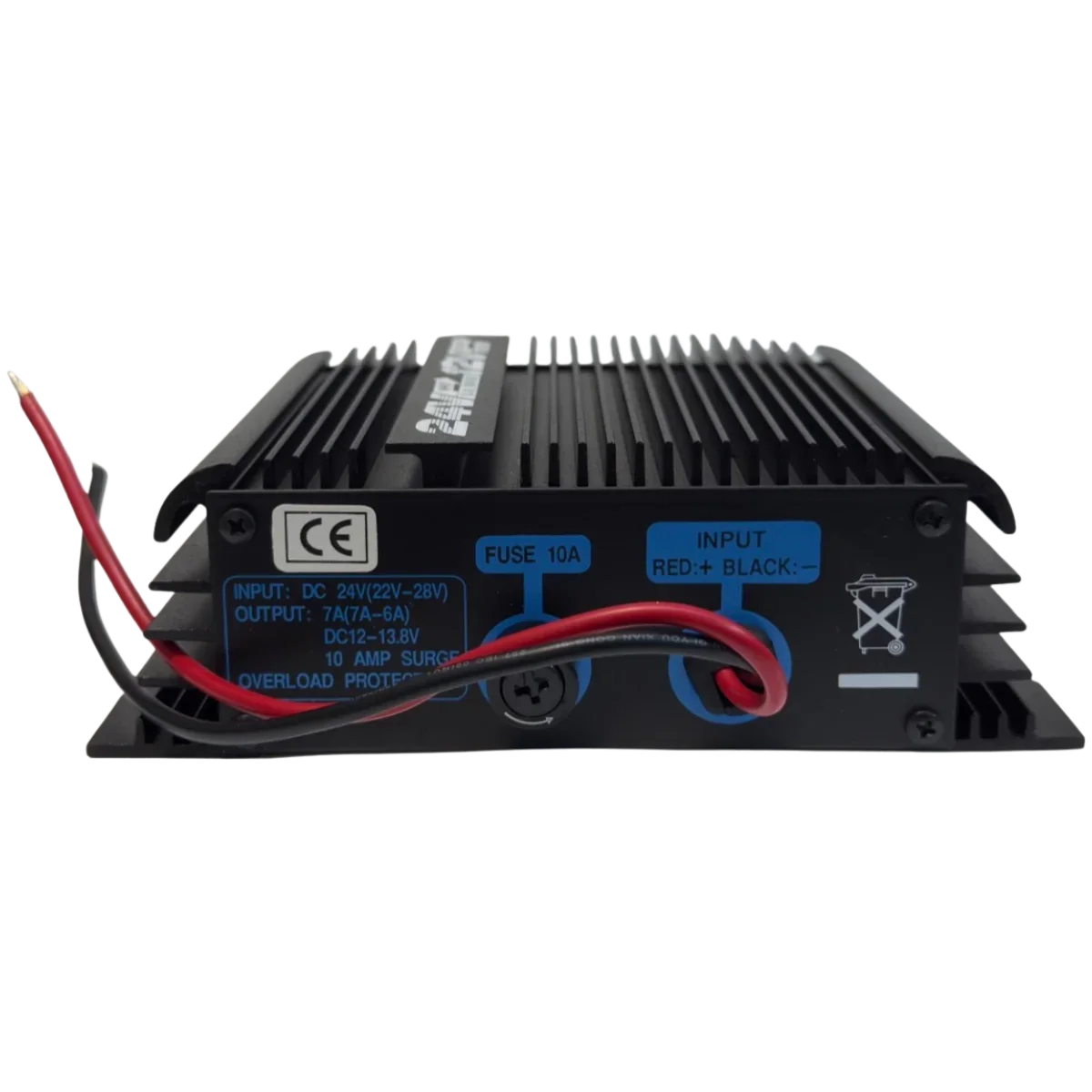 Convertisseur de tension 24V vers 12V DC – 10A pour véhicules poids lourds, camions et camping-cars