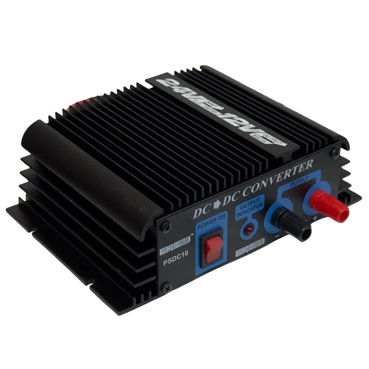 Convertisseur de tension 24V vers 12V DC – 10A pour véhicules poids lourds, camions et camping-cars