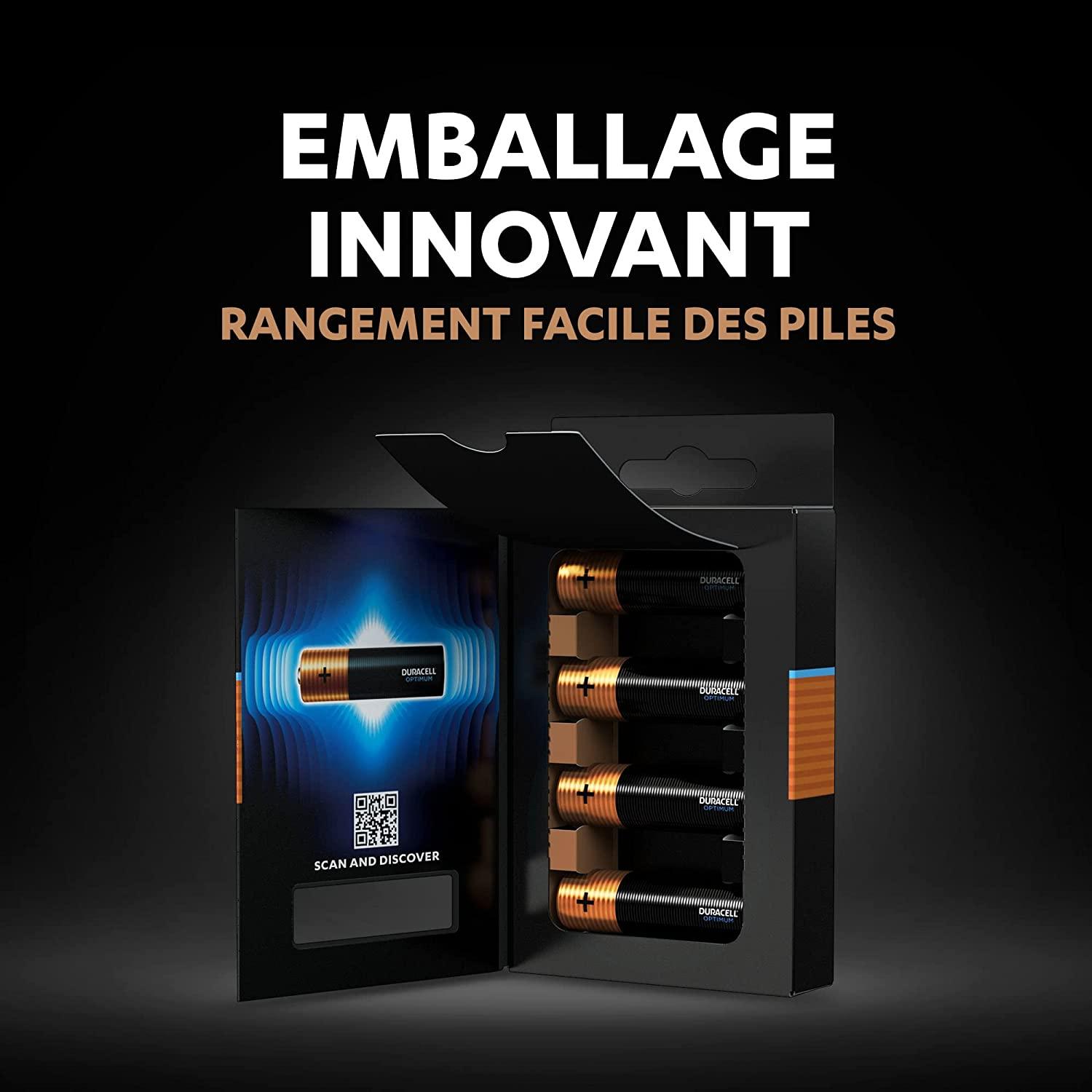 Pile AA Duracell Optimum x8 Accessoires Energie