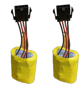 Pile pour sirène alarme Visonic Powermax MCS-730, MCS-740, 2XER48505M, 103-304742 Accessoires Energie