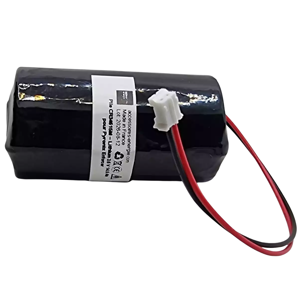 Pile CR34615M – Lithium 3.6 V 14.5 Ah pour Pyronix Enforcer