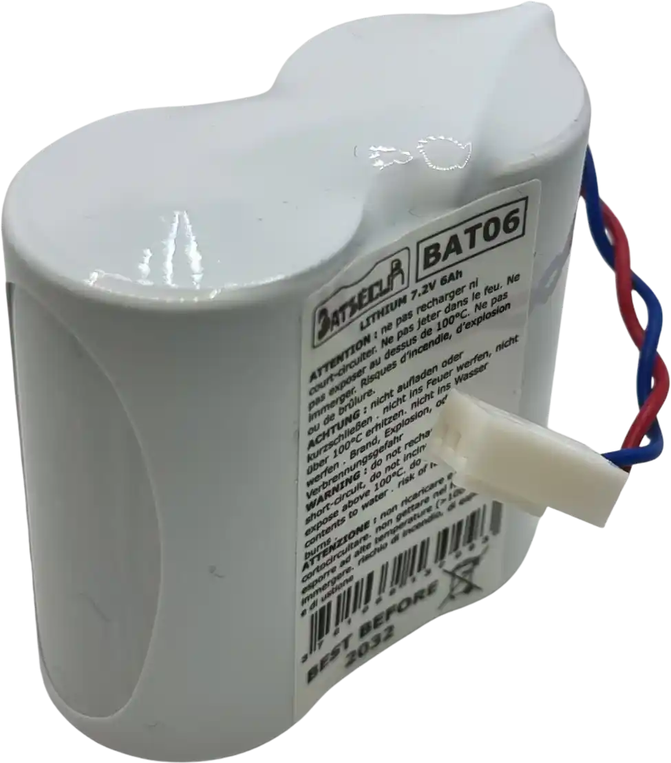Pile Lithium BATLI06 / BAT06 7.2V 6Ah Compatible Alarme Hager Daitem Logisty Atral