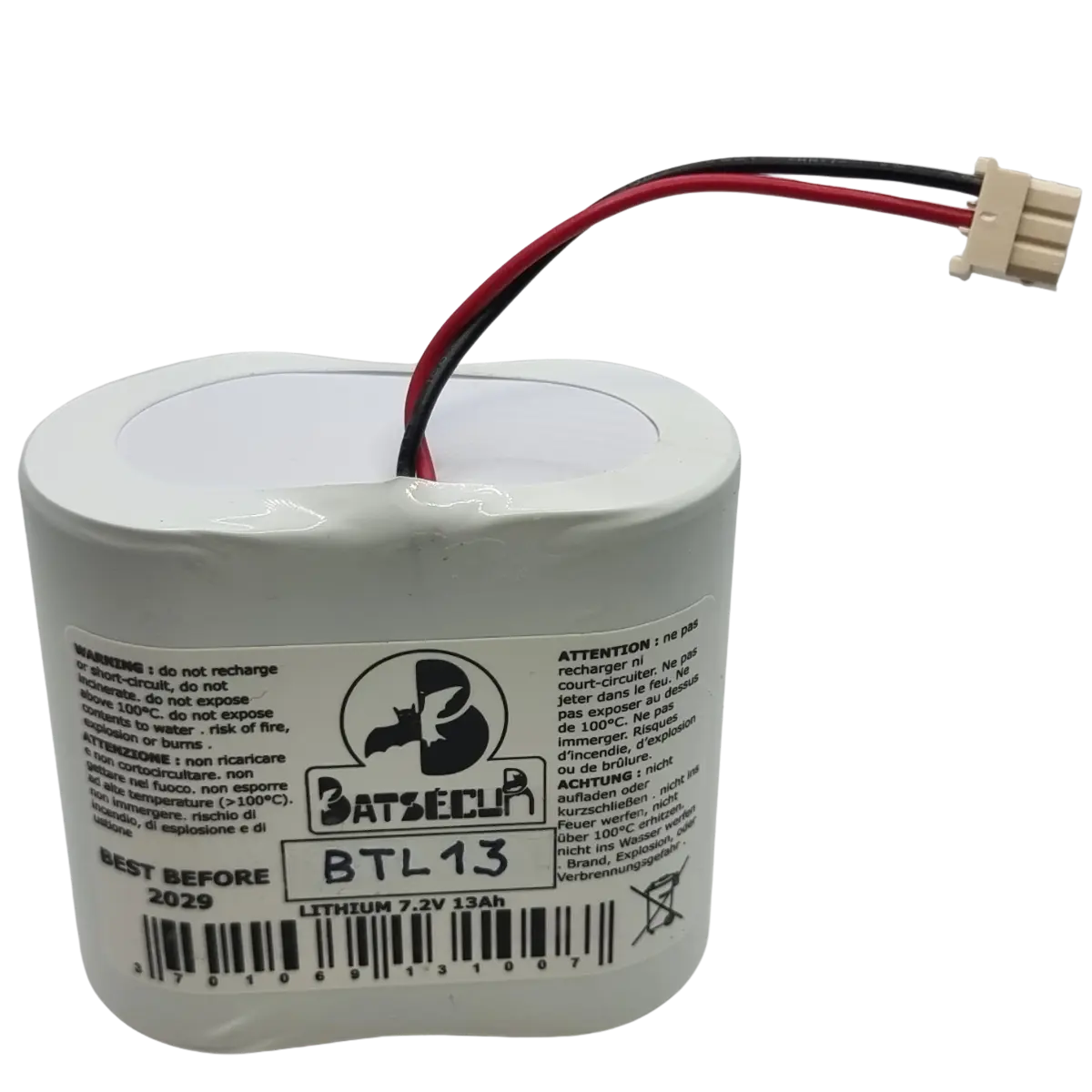 Pile Lithium Saft 7.2V 19Ah RESIDENCIA SURTEC Mini-SPOX 3P