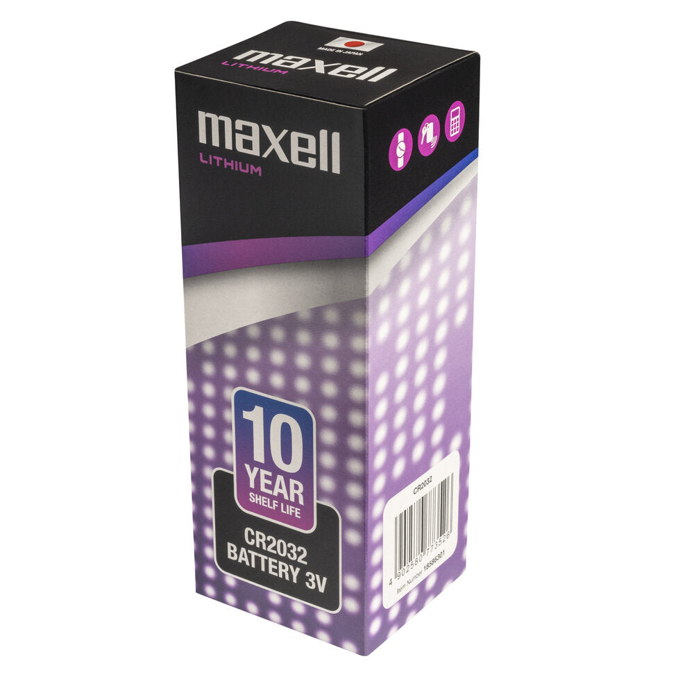 Pile CR2032 Maxell pour clé automobile et télécommande compatible
