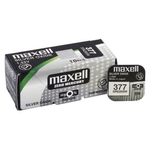 Piles-Boutons-Montres-Oxyde-D-argent-Maxell-Accessoires-Energie-132 - Accessoires Energie