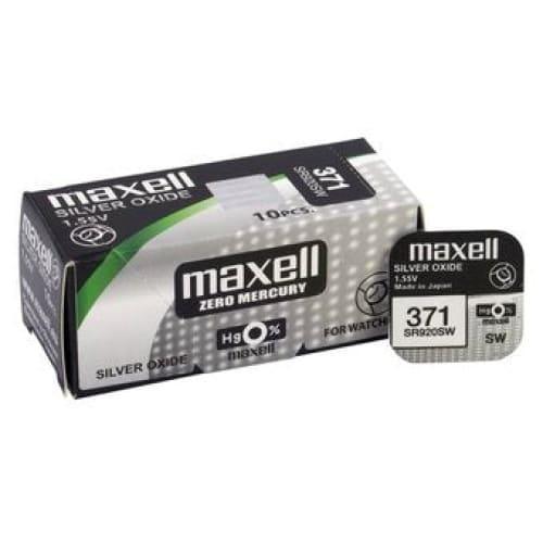Piles-Boutons-Montres-Oxyde-D-argent-Maxell-Accessoires-Energie-412 - Accessoires Energie