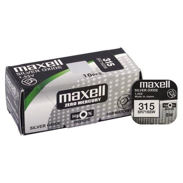 Piles-Boutons-Montres-Oxyde-D-argent-Maxell-Accessoires-Energie-526 - Accessoires Energie