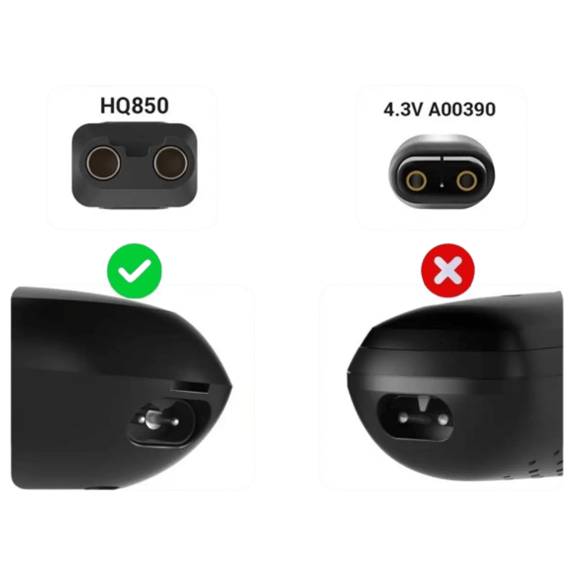 Chargeur 8V pour philips One Blade QP2530