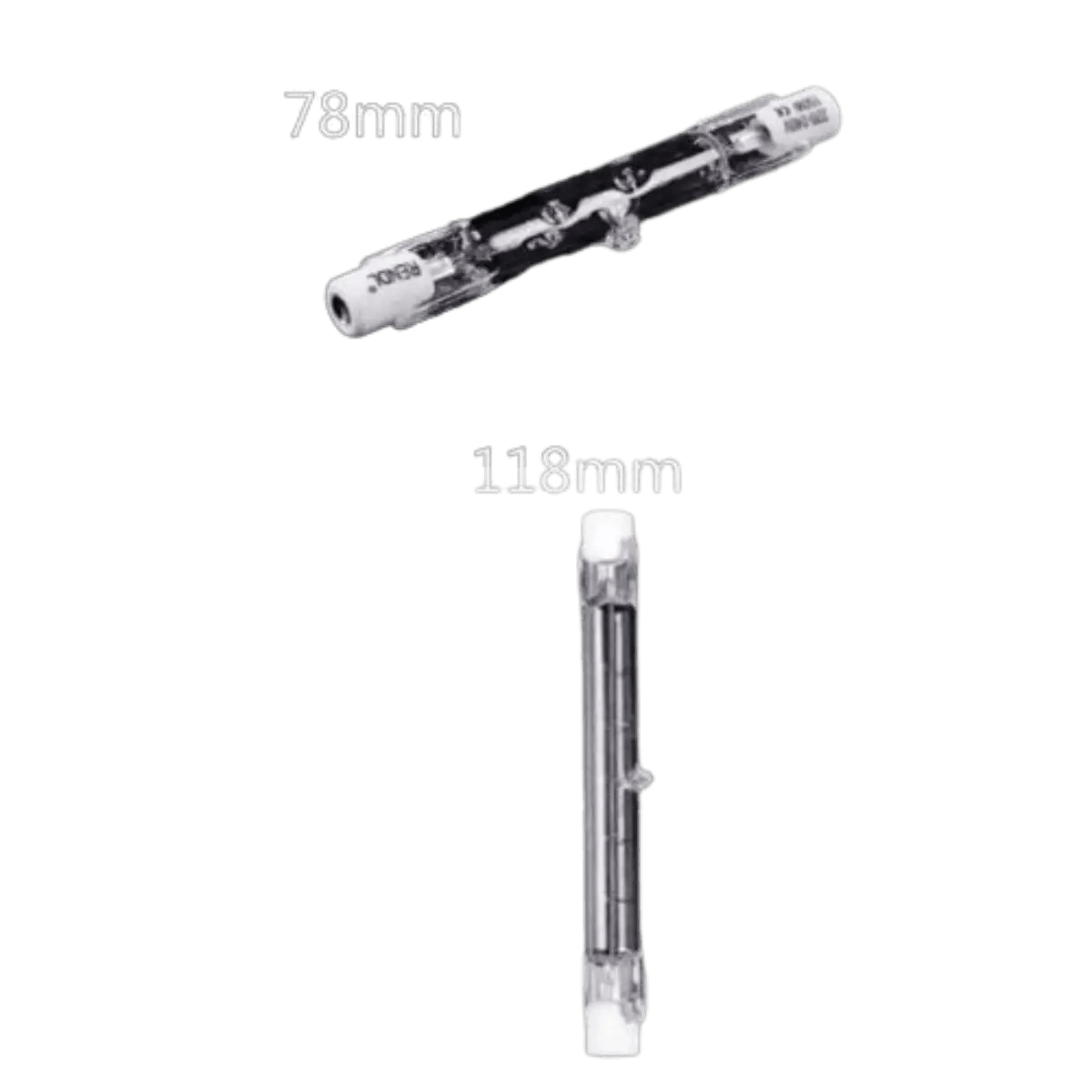 Ampoule Halogène 220v R7s 118mm 500w