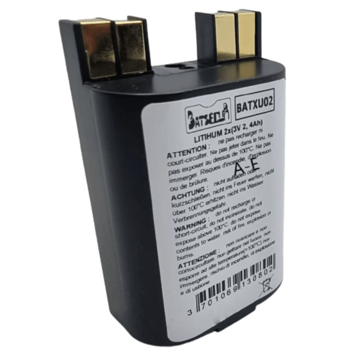 Pile Lithium RXU02X - 2x 3v 2.4Ah