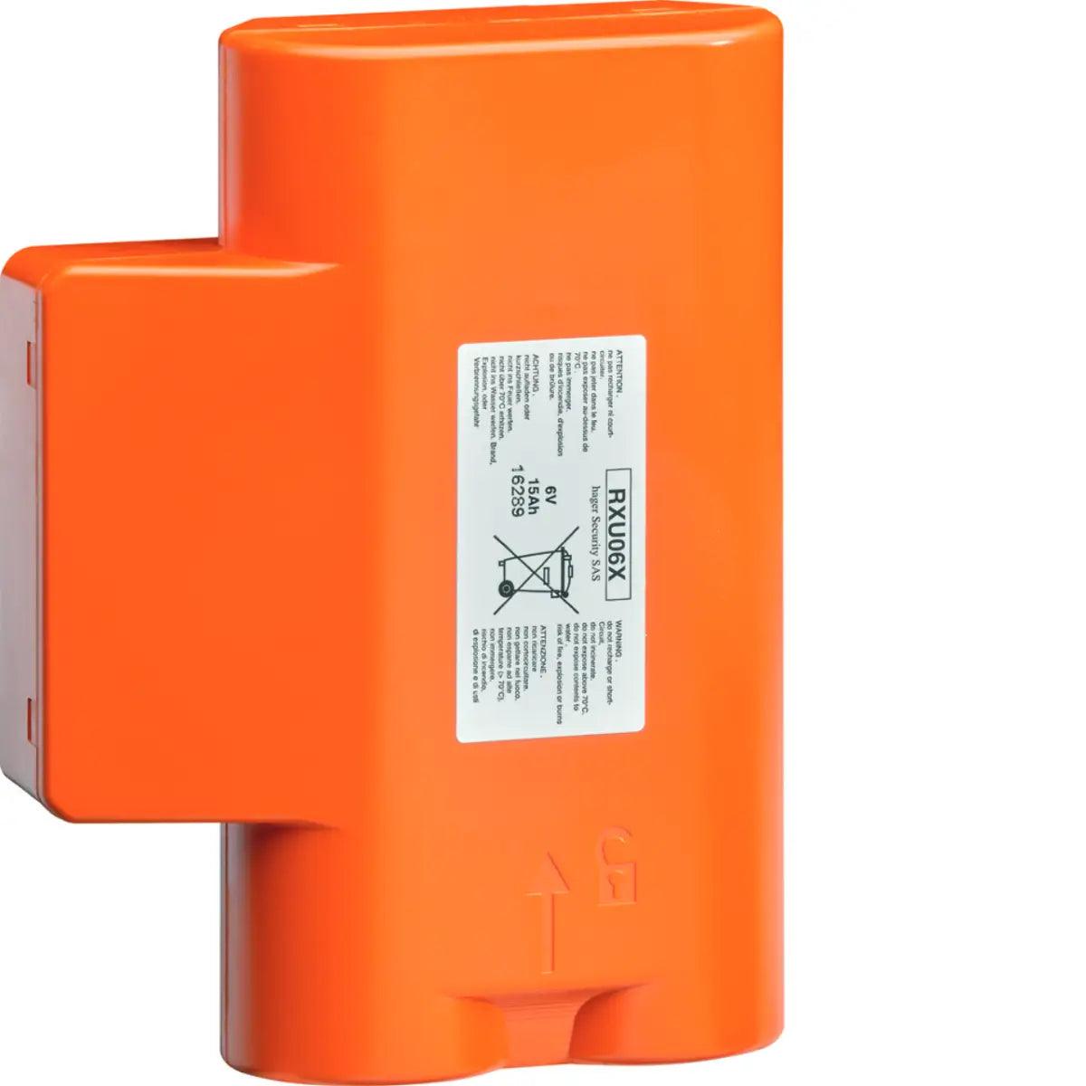 Pile lithium RXU06X d'origine pour alarme HAGER