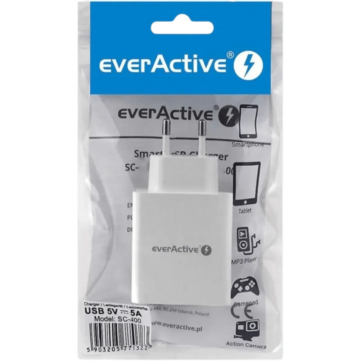 Chargeur USB 25W avec 4 sorties