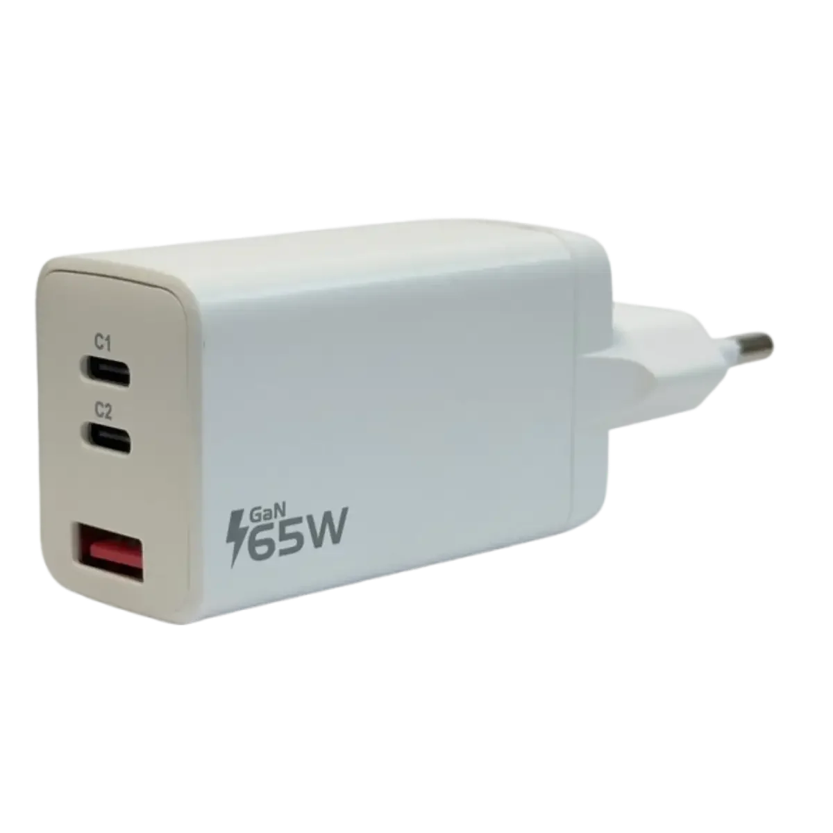 Chargeur mural rapide 65W everActive SC-650Q – 2x USB-C PD/PPS + 1x USB QC4+