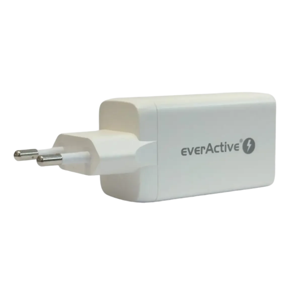 Chargeur mural rapide 65W everActive SC-650Q – 2x USB-C PD/PPS + 1x USB QC4+