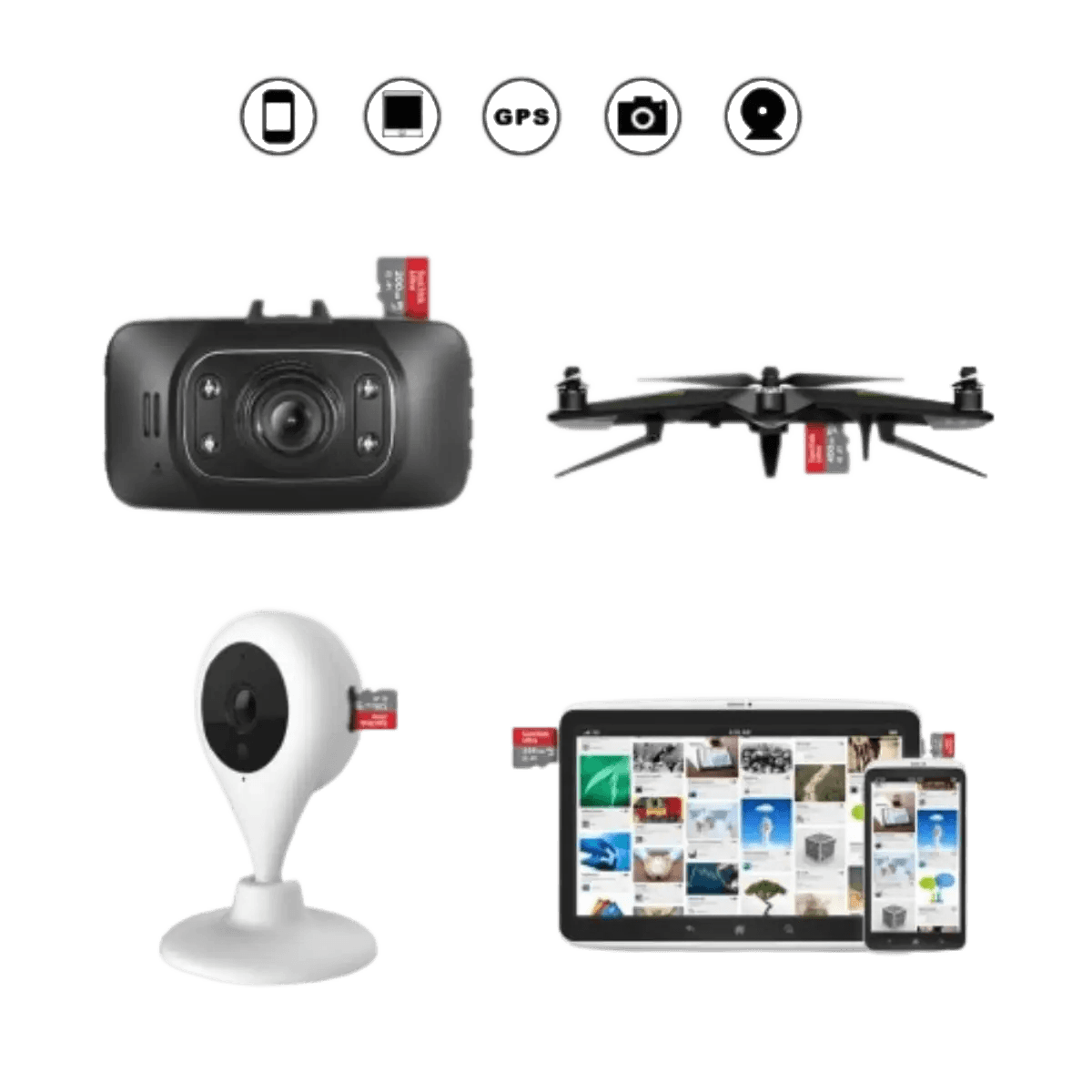 Carte Mémoire Micro Sd 16 Gb Classe 10