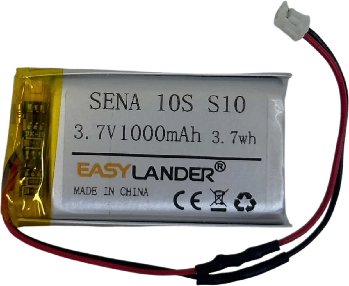 Batterie Li-ion 3.7V 1000mAh – Compatible Sena 10S / 20S / 20S EVO / 30K – Remplace XK 752439