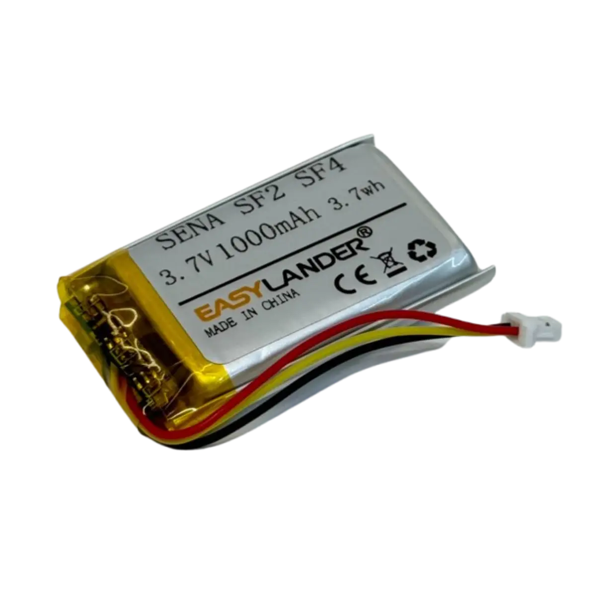Batterie Li-Po grande capacité pour intercom Sena SF2, SF4, SP52, SP52-C 3 fils