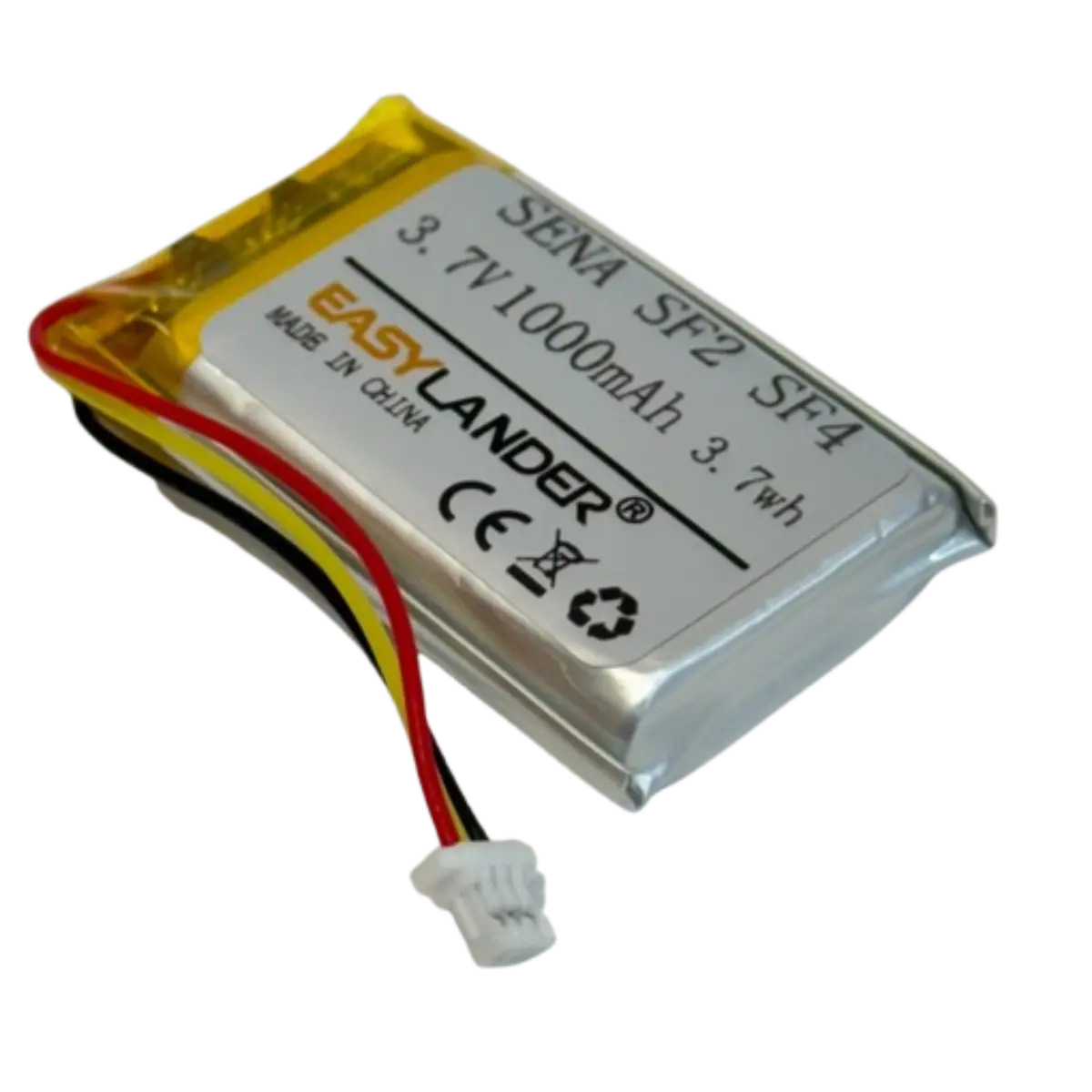 Batterie Li-Po grande capacité pour intercom Sena SF2, SF4, SP52, SP52-C 3 fils