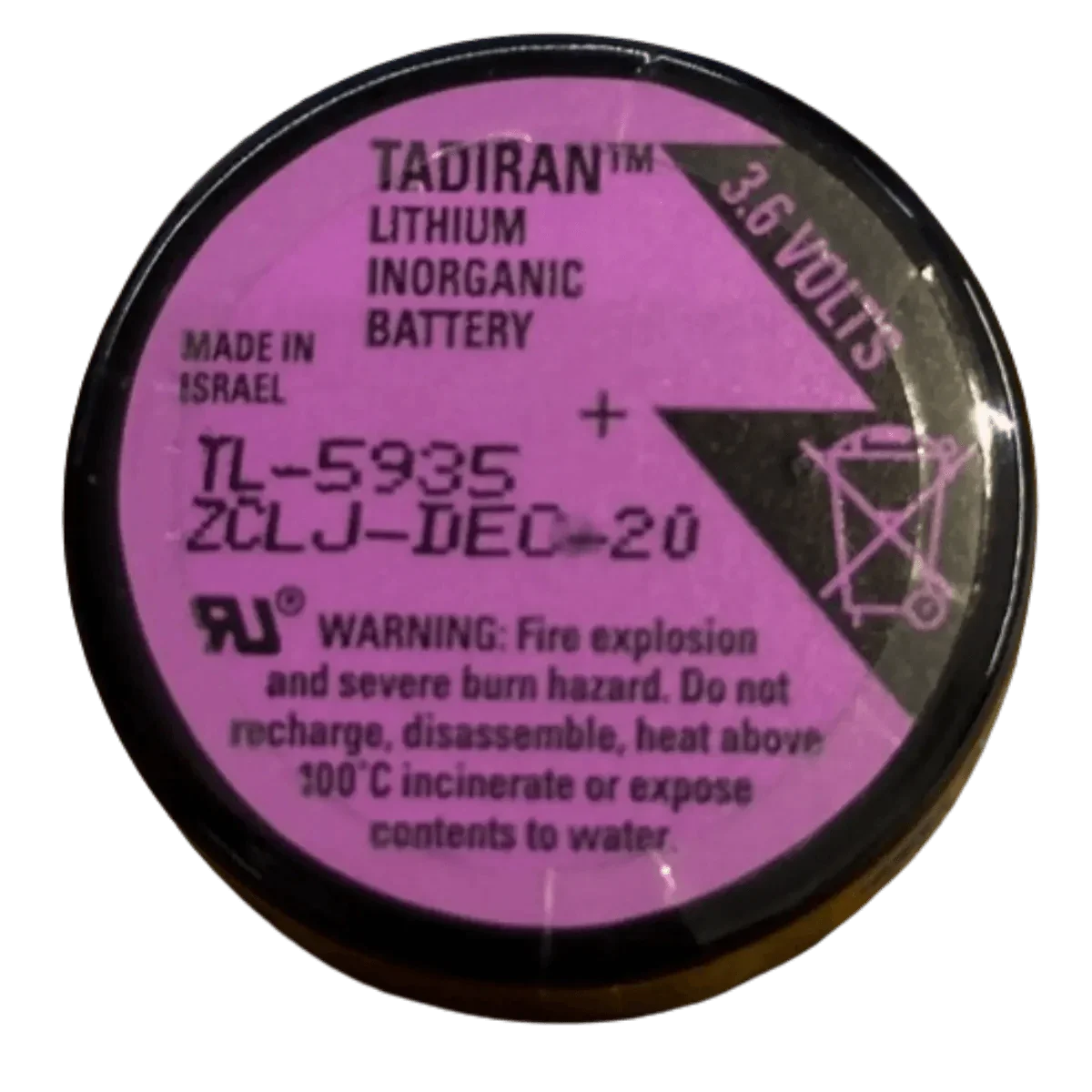 Pile 3.6v Lithium SL386