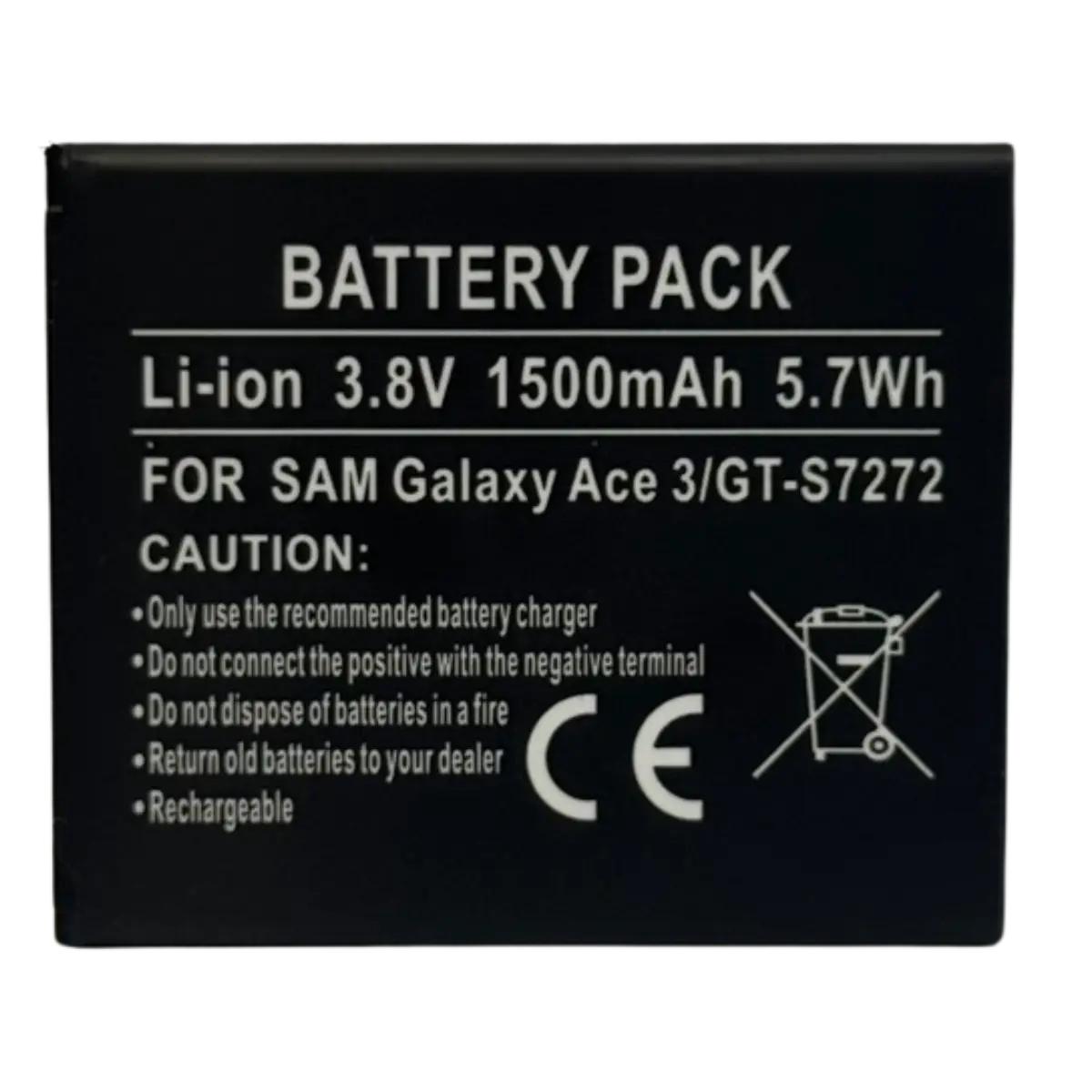 Batterie compatible B100AE pour Samsung Galaxy Ace 3, Trend 2, Trend Lite