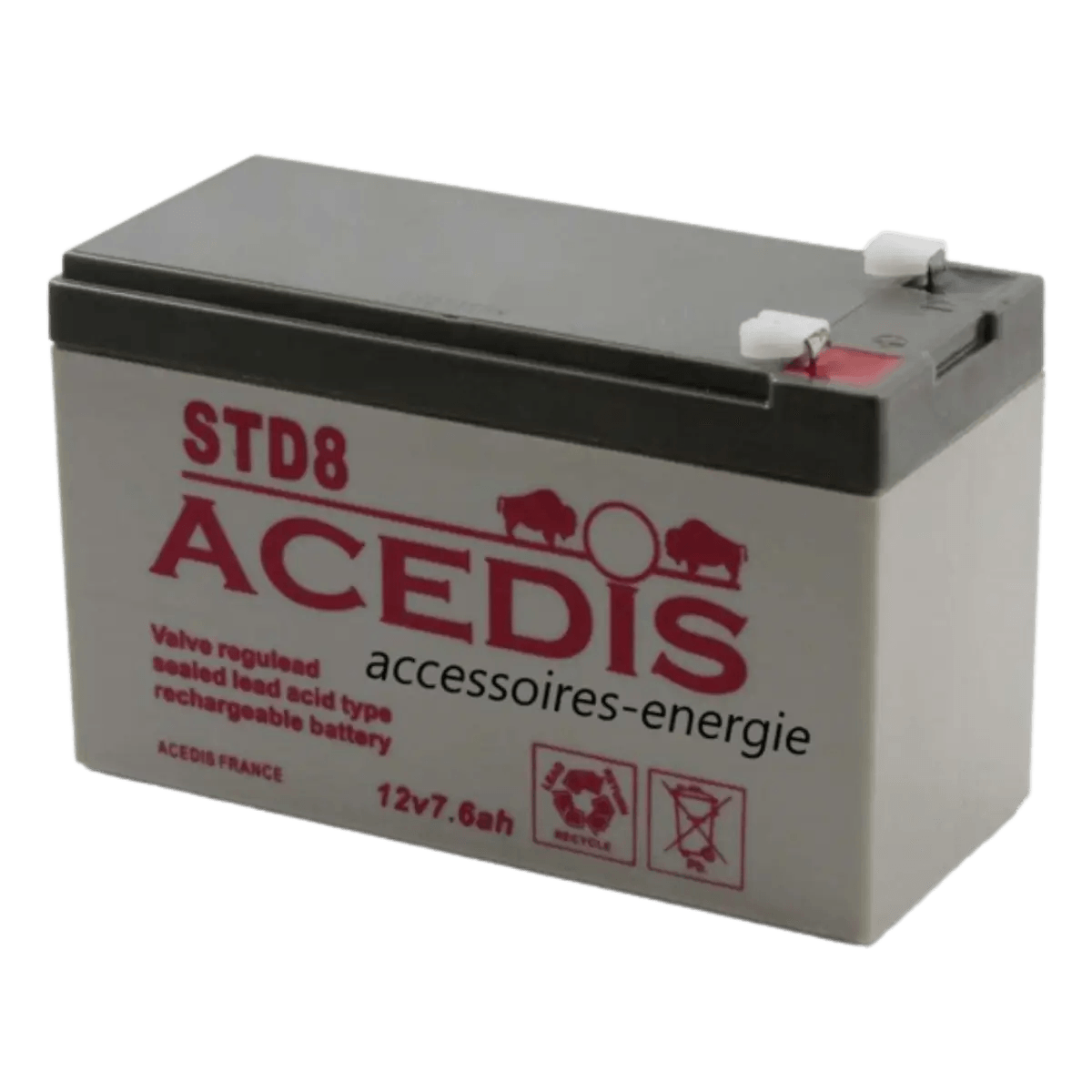 Batterie Plomb 12V 7.6Ah STD8