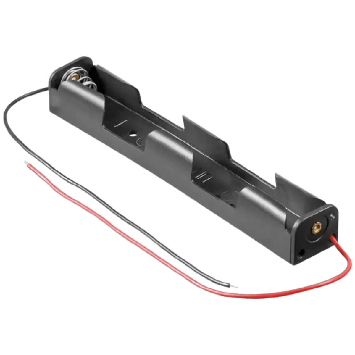 Support Piles 2x AA avec Sortie Fils