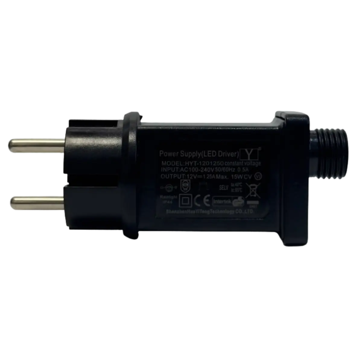 Transformateur secteur 12V – 15W pour guirlandes de décoration et de Noël