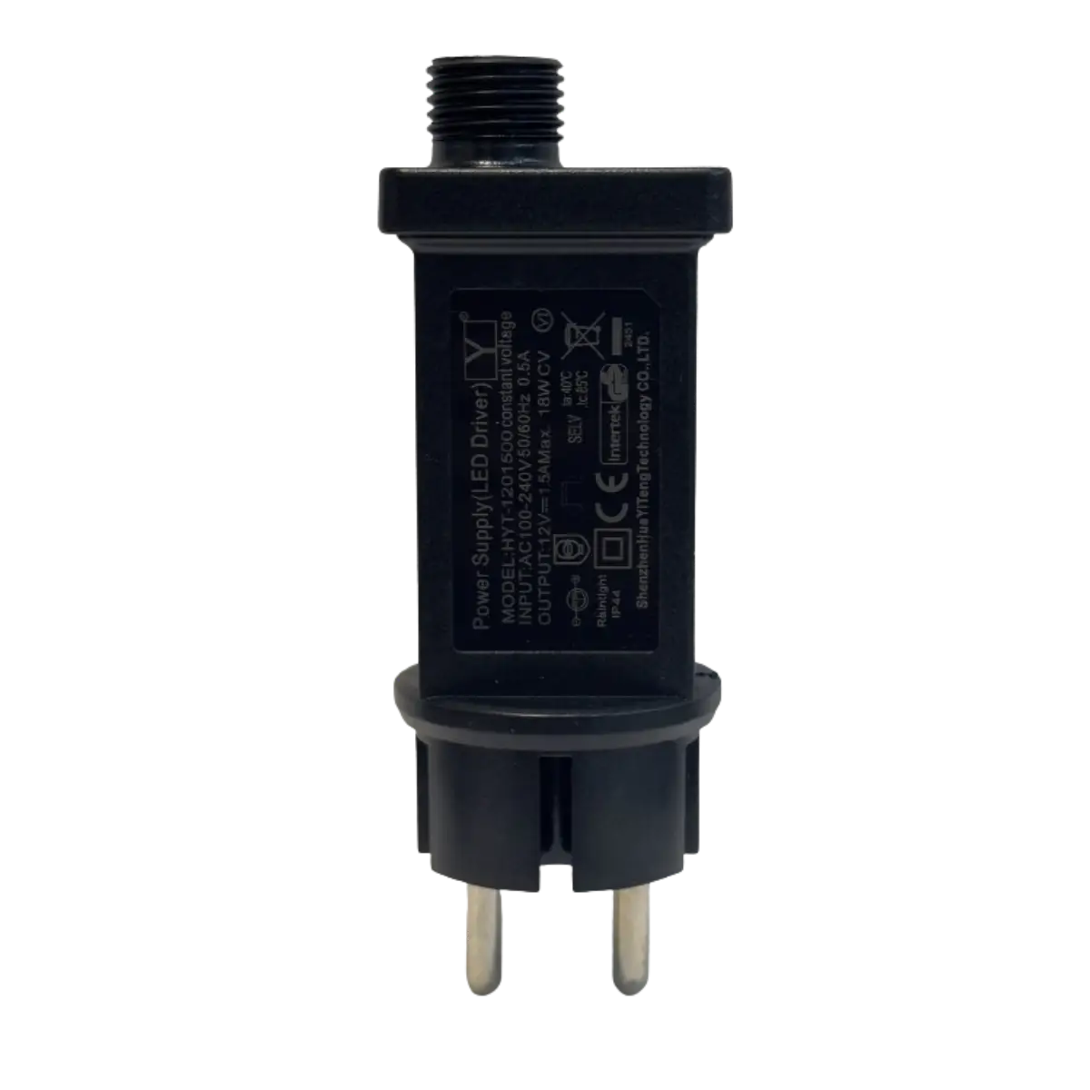 Transformateur secteur 12V – 18W pour guirlandes de décoration et de Noël