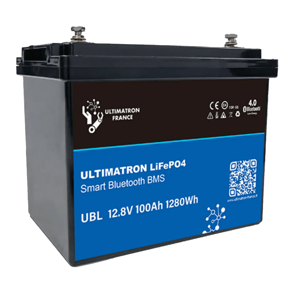 Batterie connectée Lithium LiFePO4 12V 100Ah, série UBL PRO