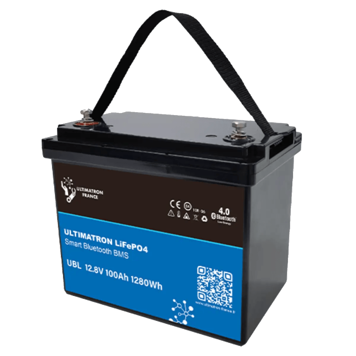 Batterie connectée Lithium LiFePO4 12V 100Ah, série UBL PRO