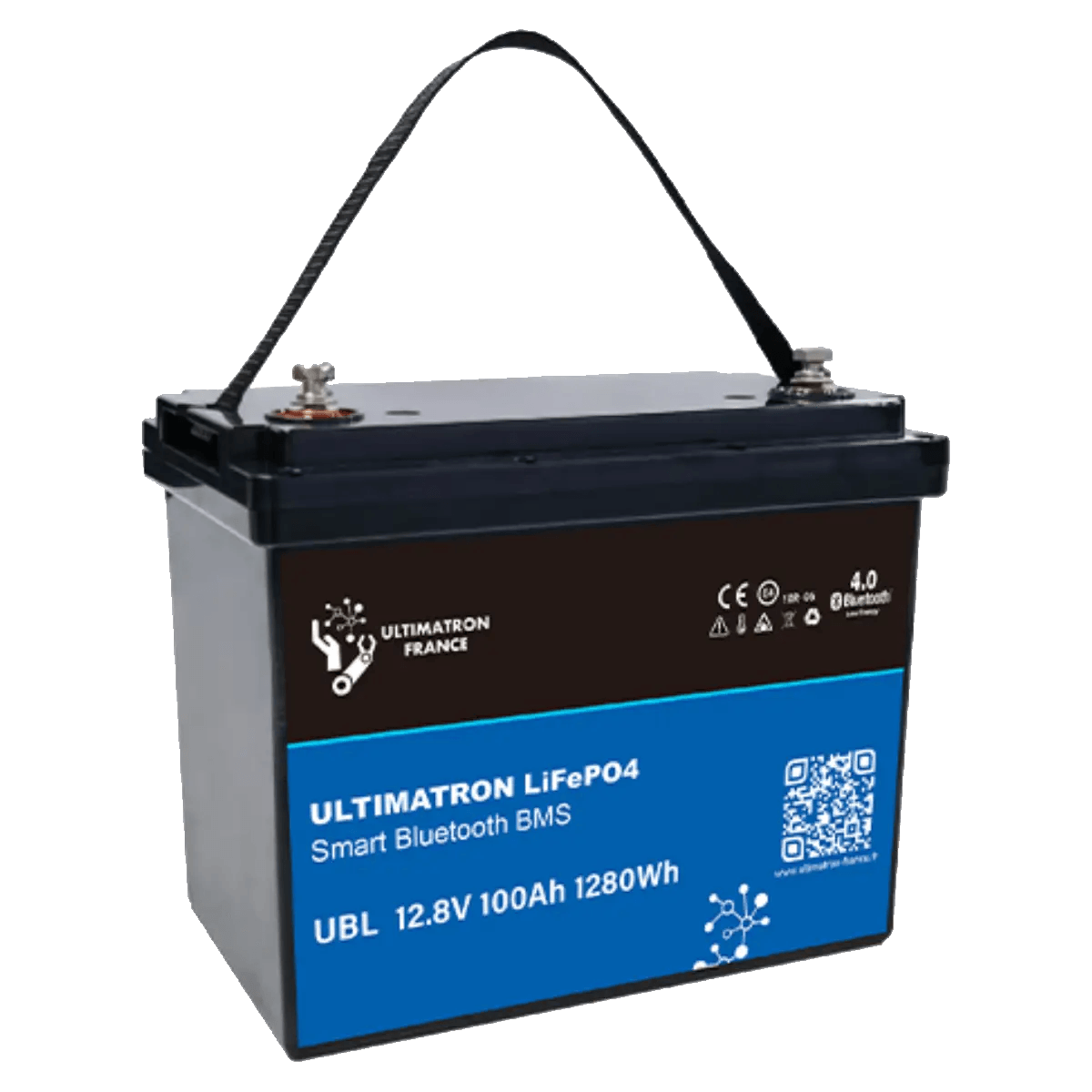 Batterie connectée Lithium LiFePO4 12V 100Ah, série UBL PRO
