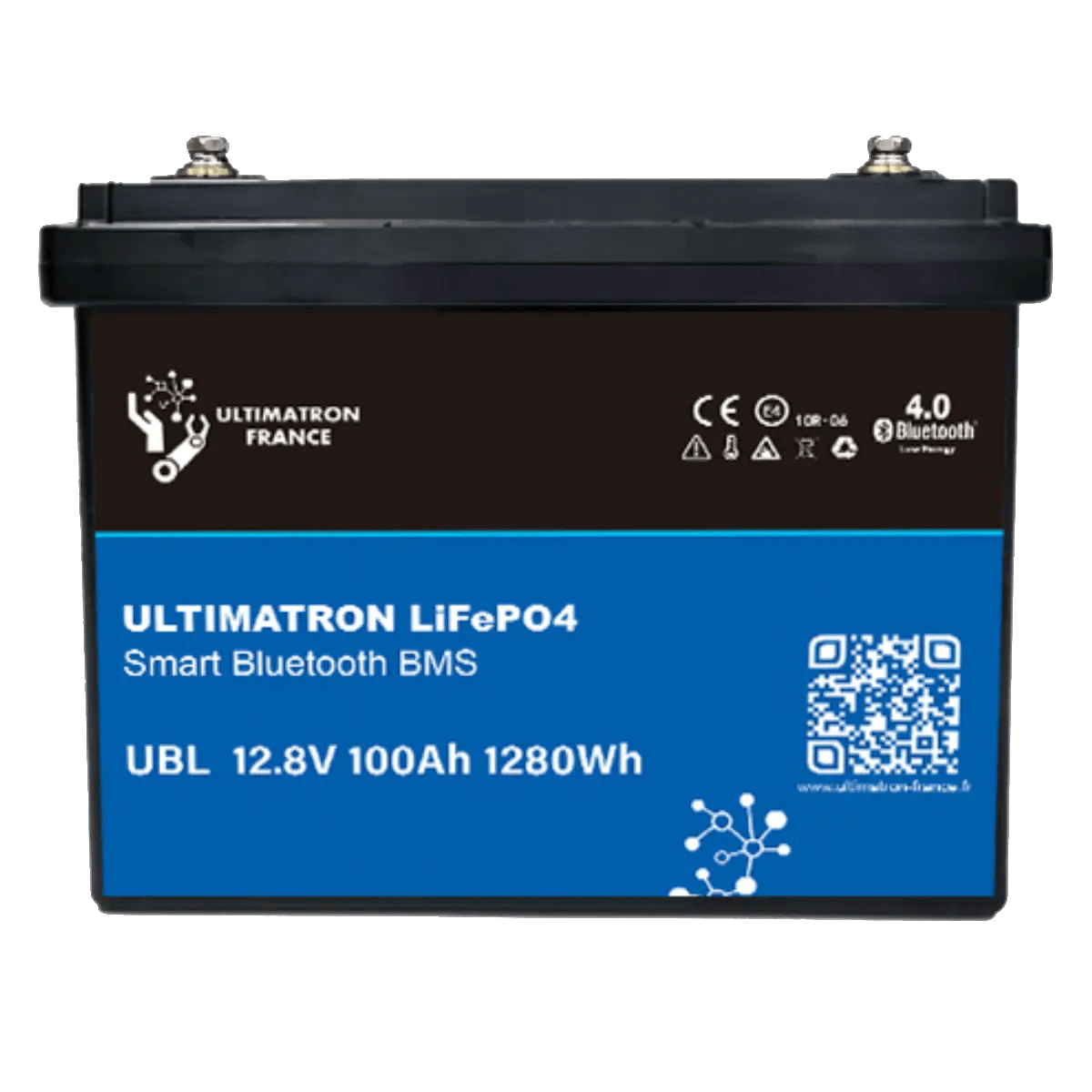 Batterie connectée Lithium LiFePO4 12V 100Ah, série UBL PRO