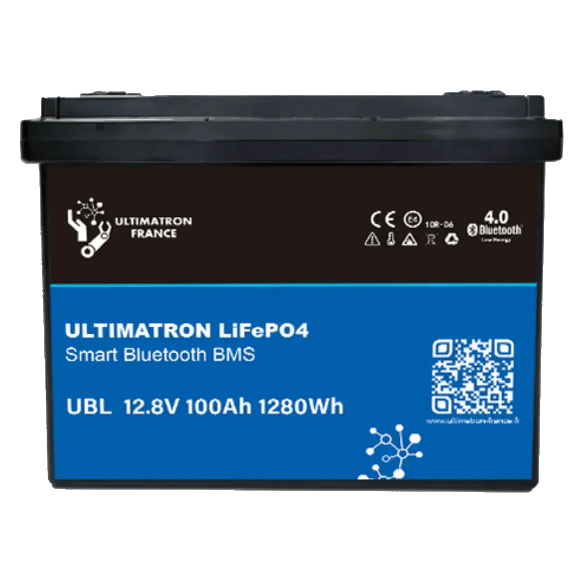 Batterie connectée Lithium LiFePO4 12V 100Ah, série UBL PRO