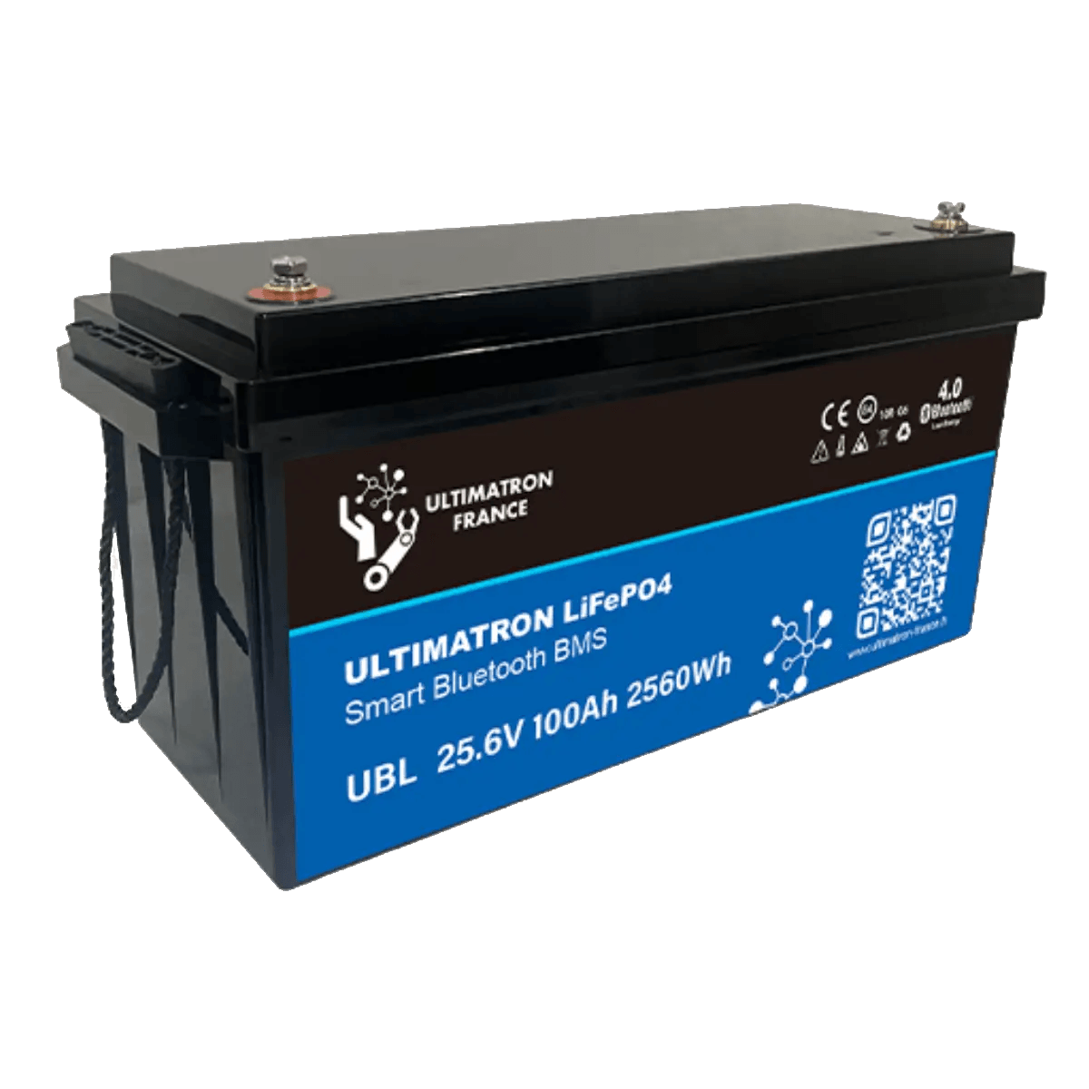 Batterie connectée Lithium LiFePO4 24V 100Ah, série UBL PRO