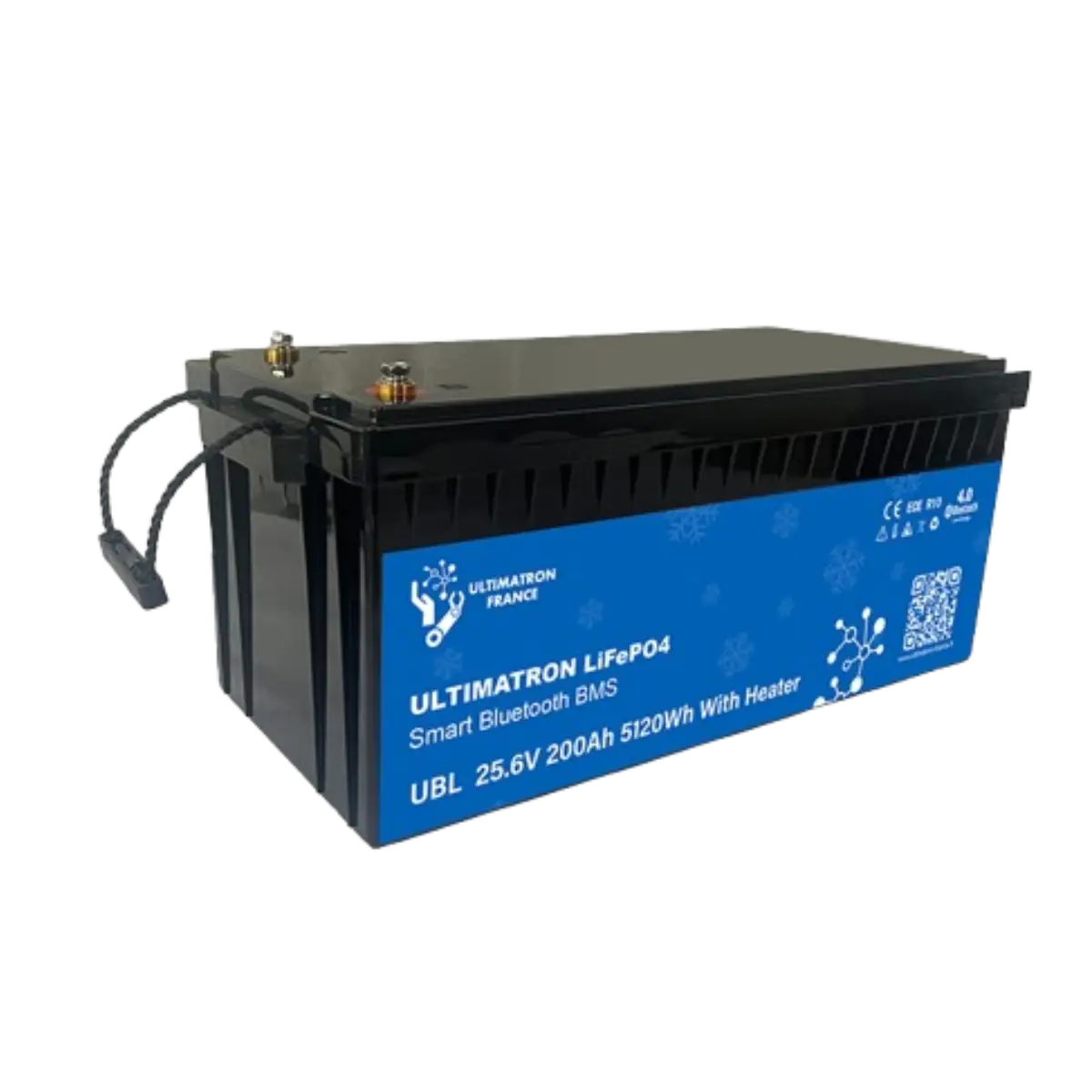 Batterie connectée Lithium LiFePO4 24V 200Ah avec chauffage, série UBL