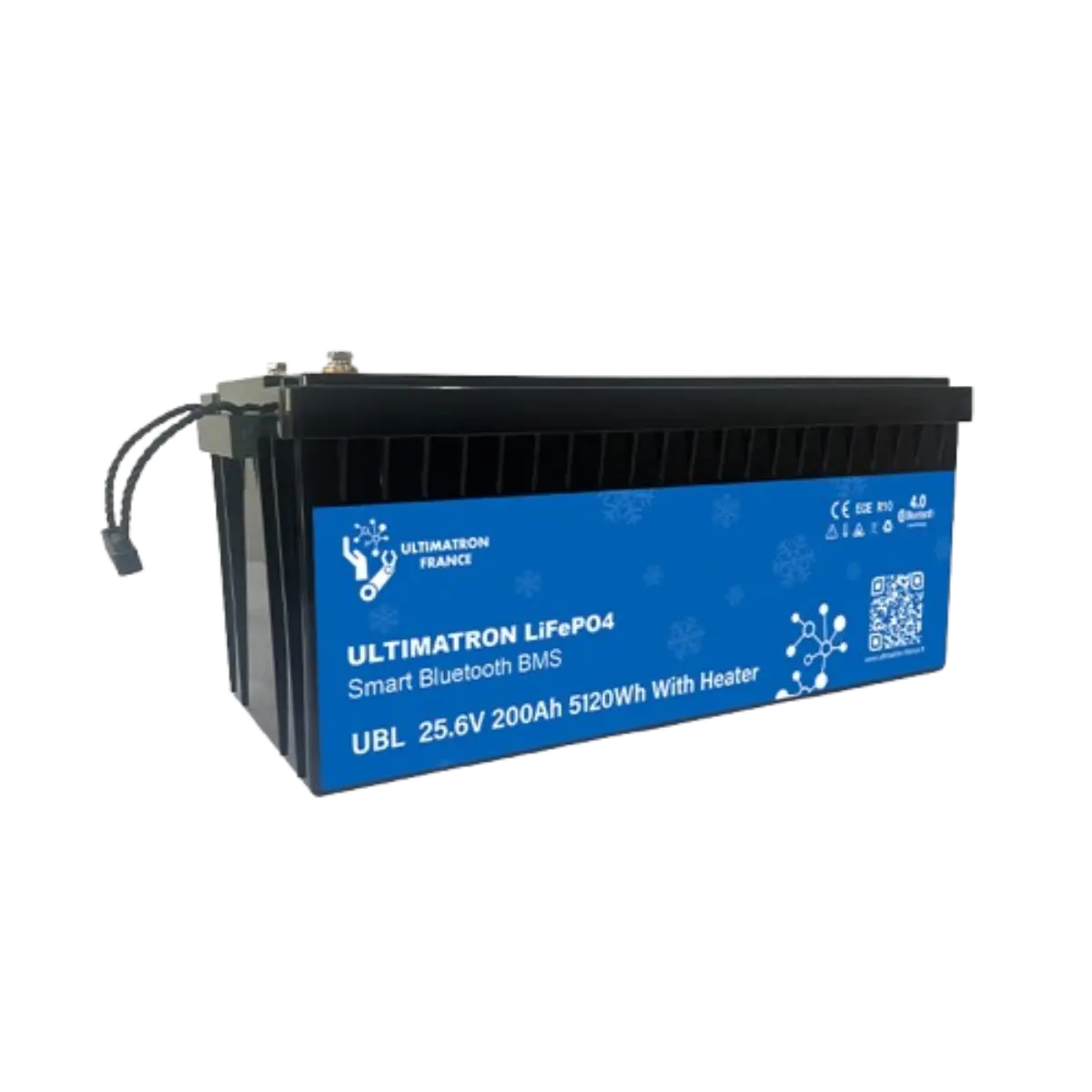 Batterie connectée Lithium LiFePO4 24V 200Ah avec chauffage, série UBL