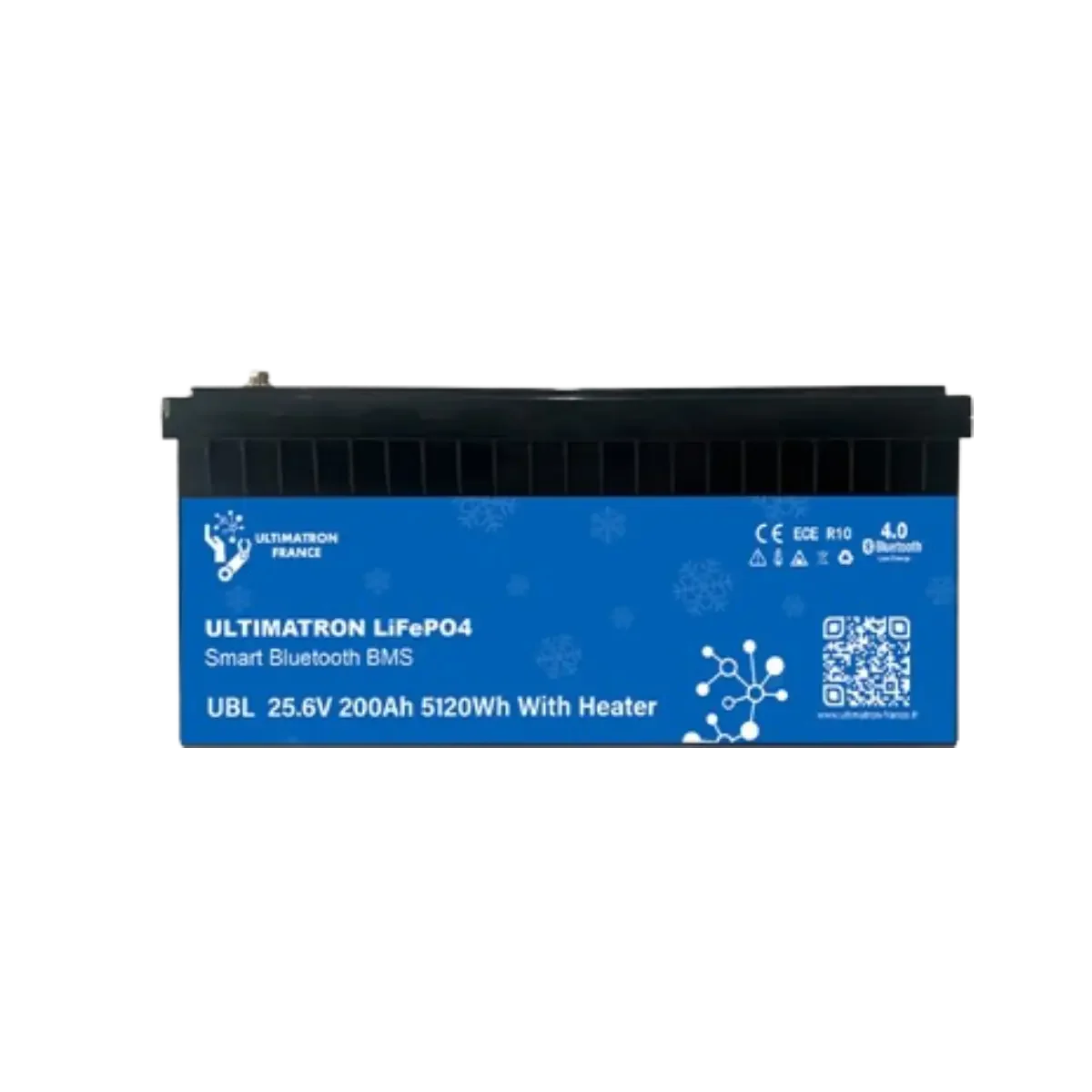 Batterie connectée Lithium LiFePO4 24V 200Ah avec chauffage, série UBL