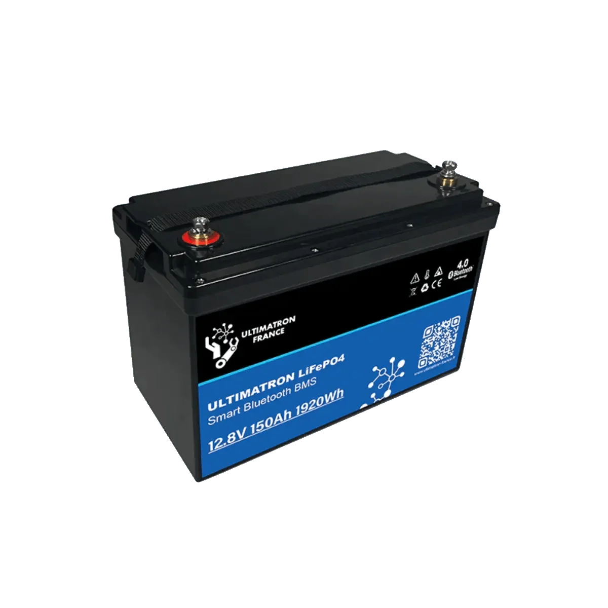 Batterie connectée Lithium LiFePO4 12V 150Ah, série UBL PRO