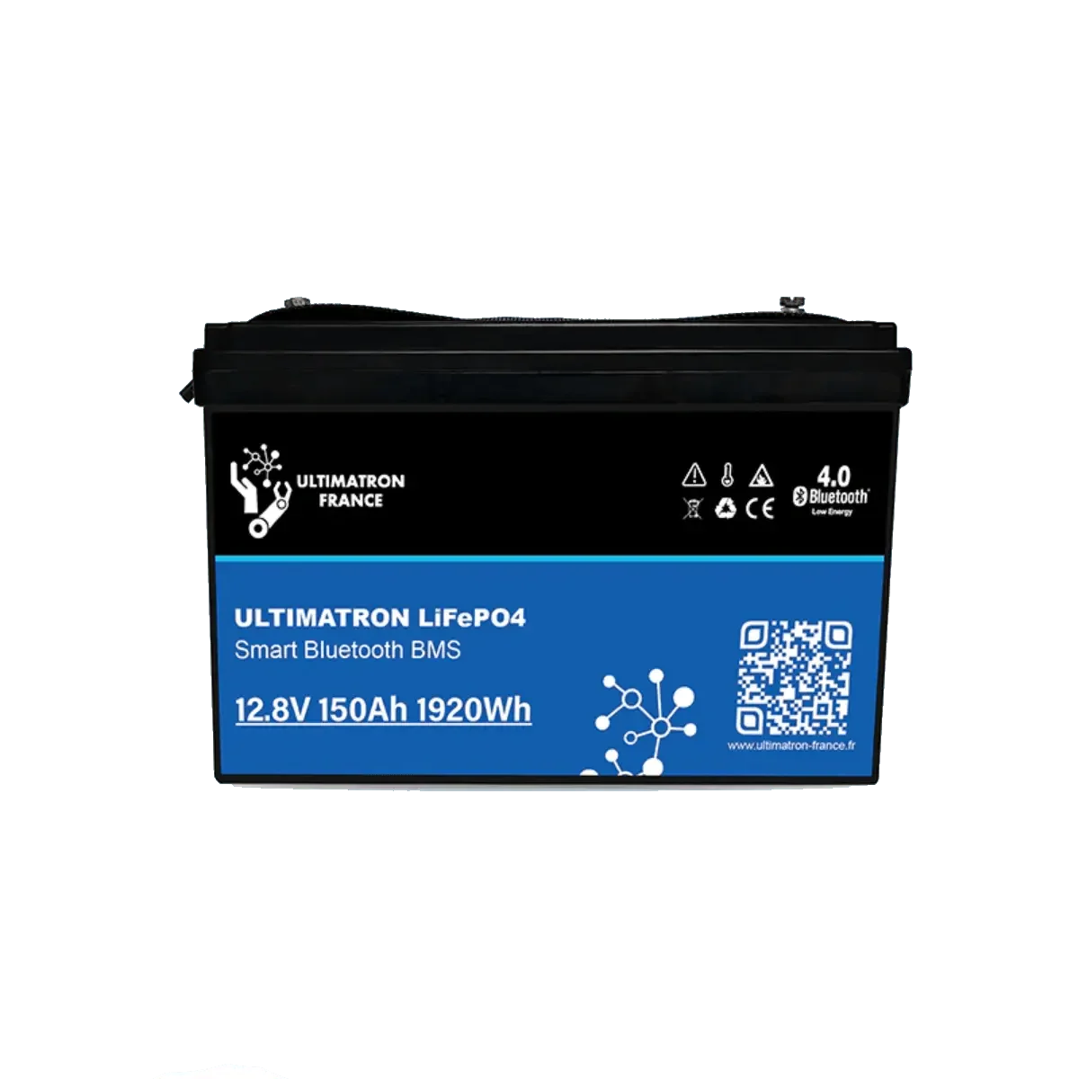 Batterie connectée Lithium LiFePO4 12V 150Ah, série UBL PRO