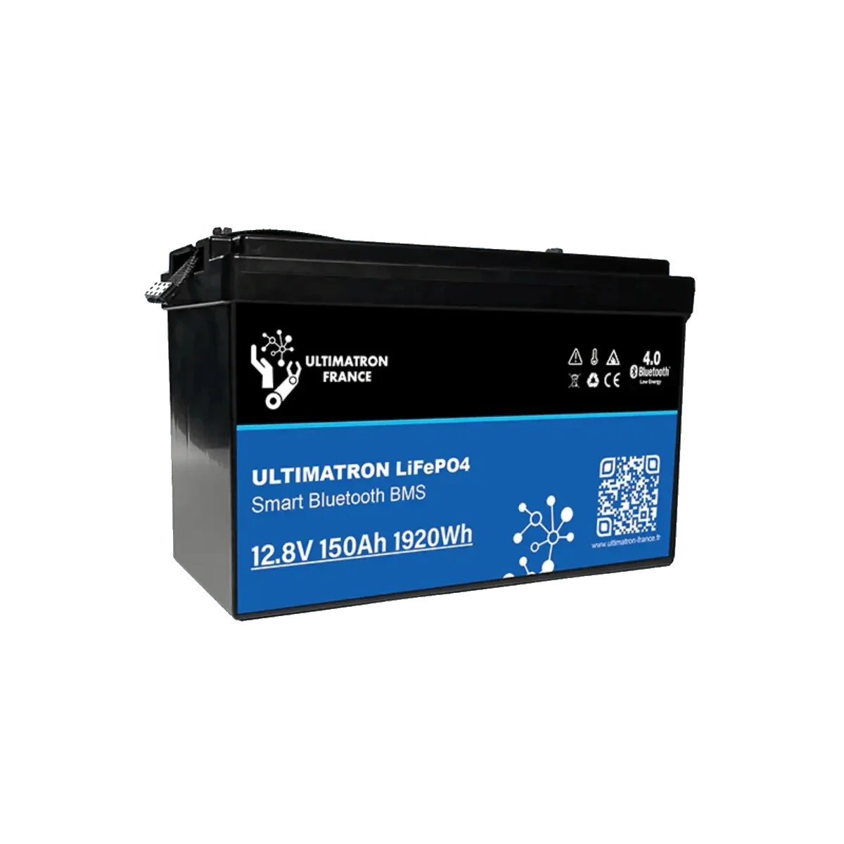 Batterie connectée Lithium LiFePO4 12V 150Ah, série UBL PRO